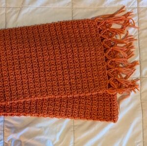 Cozy Orange Knit Sweater 88"